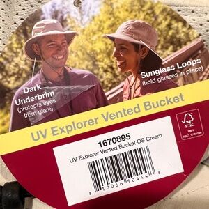 SOLAR ESCAPE UV EXPLORER  VENTED  BUCKET HAT